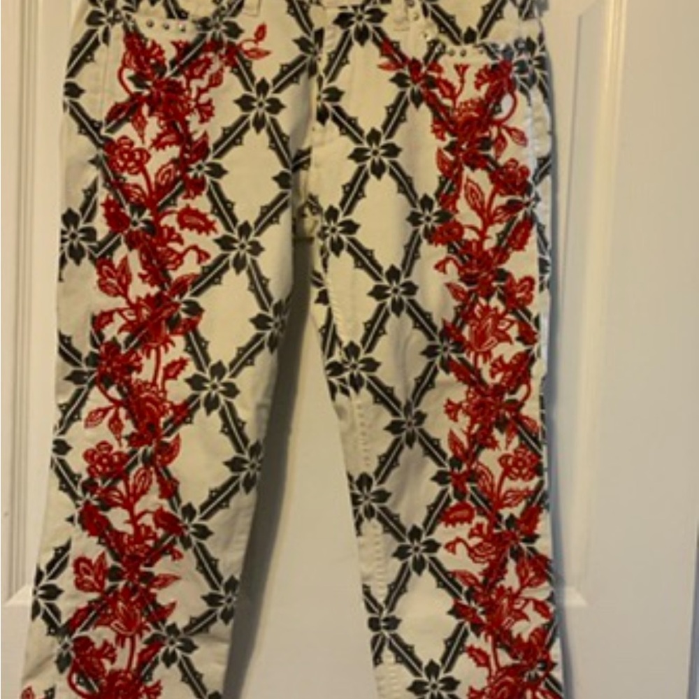 Isabel Marant Floral Embroidered Pants